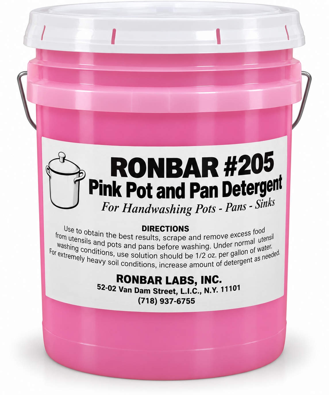 Ronbar 205 Pink Pot and Pan Detergent by Ronbar Laboratories