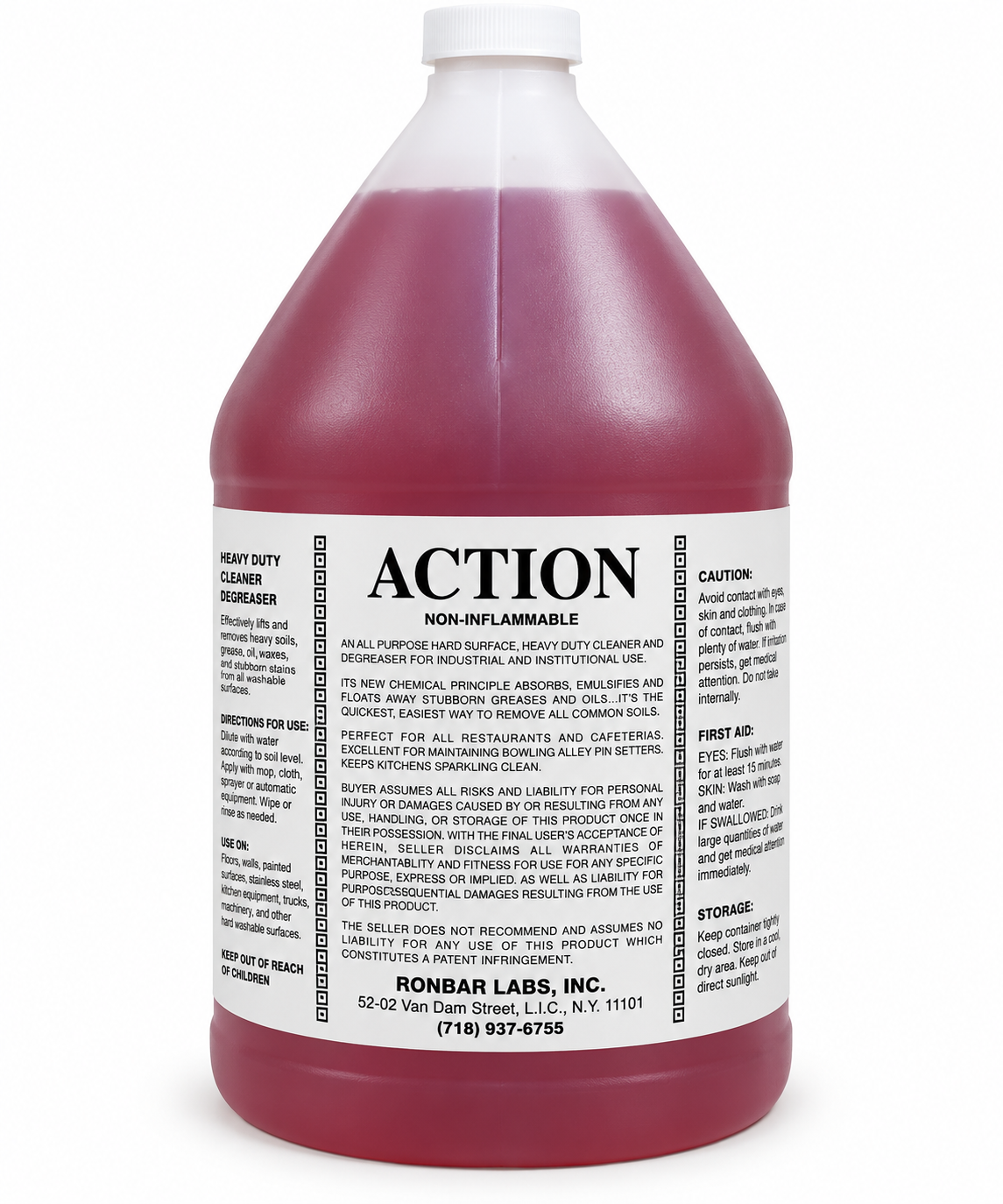 Action Heavy Duty Cleaner Degreaser by Ronbar Laboratories
