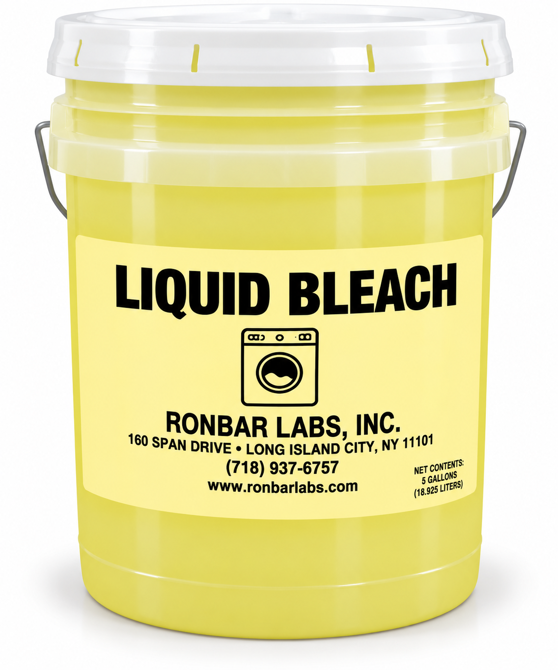 Bleach Liquid Chlorine by Ronbar Labs