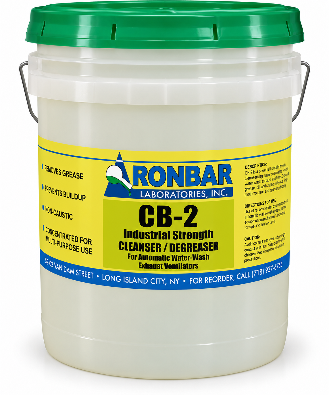 CB-2 Industrial Strength Cleanser/Degreaser by Ronbar Laboratories
