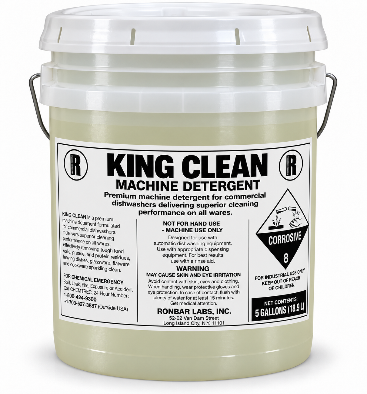 King Clean Machine Detergent by Ronbar Laboratories