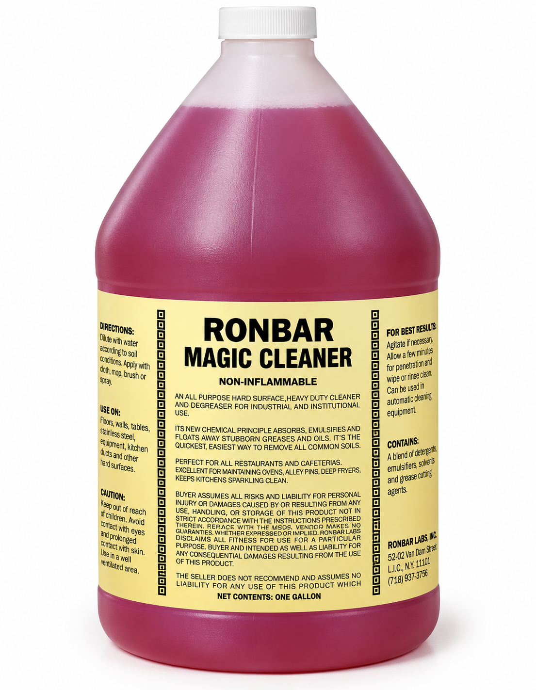 Ronbar Magic Cleaner All Purpose Heavy Duty Cleaner and Degreaser
