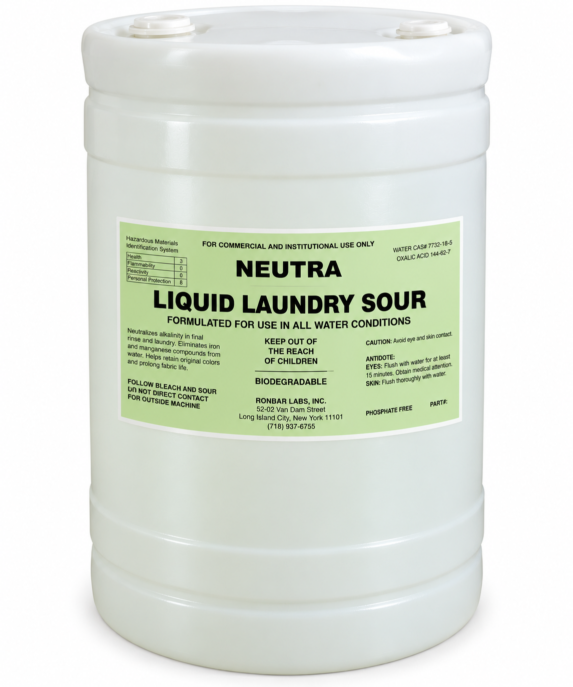 Neutra Liquid Laundry Sour by Ronbar Laboratories