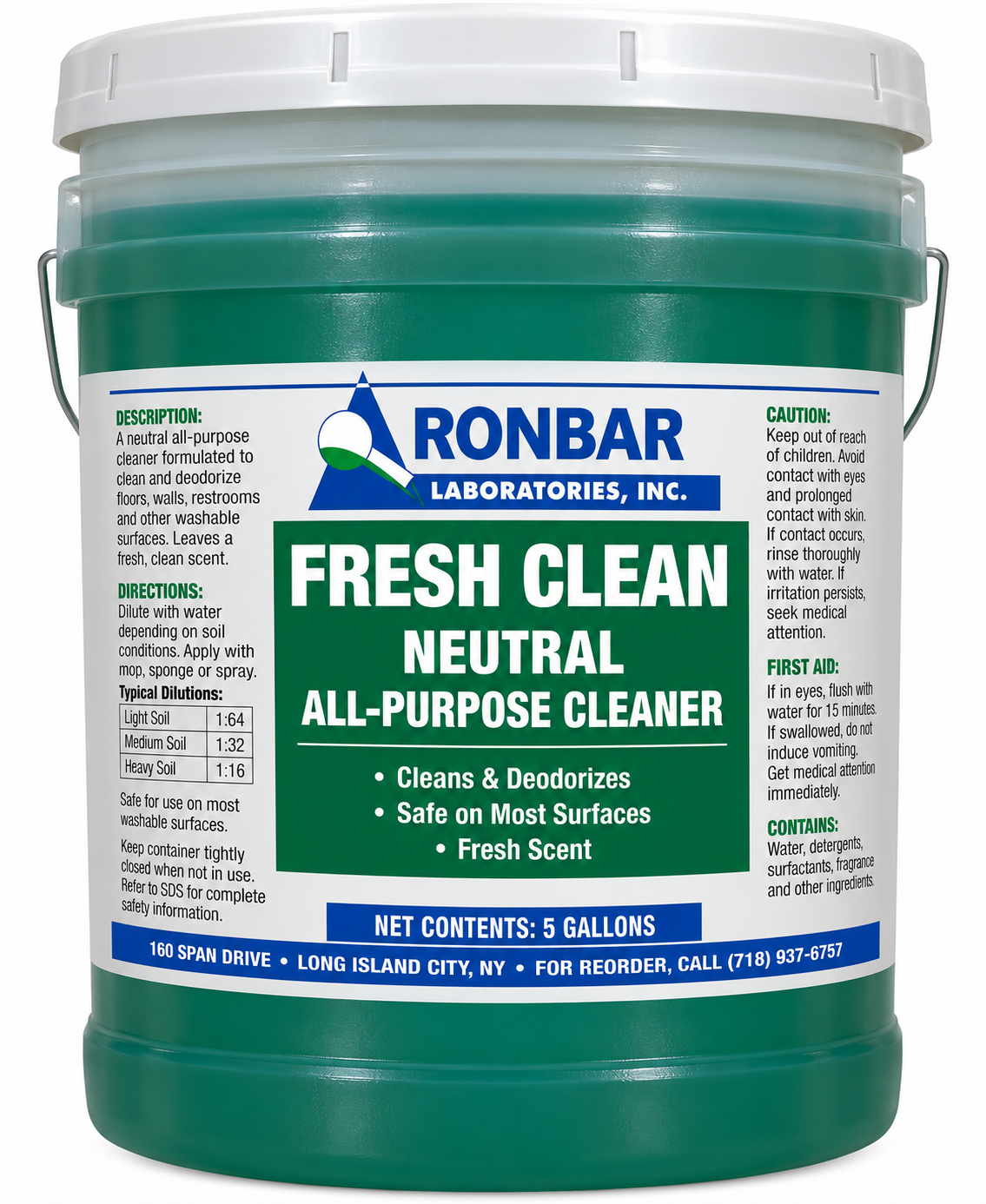 Fresh Clean Neutral All-Purpose Cleaner by Ronbar Labs