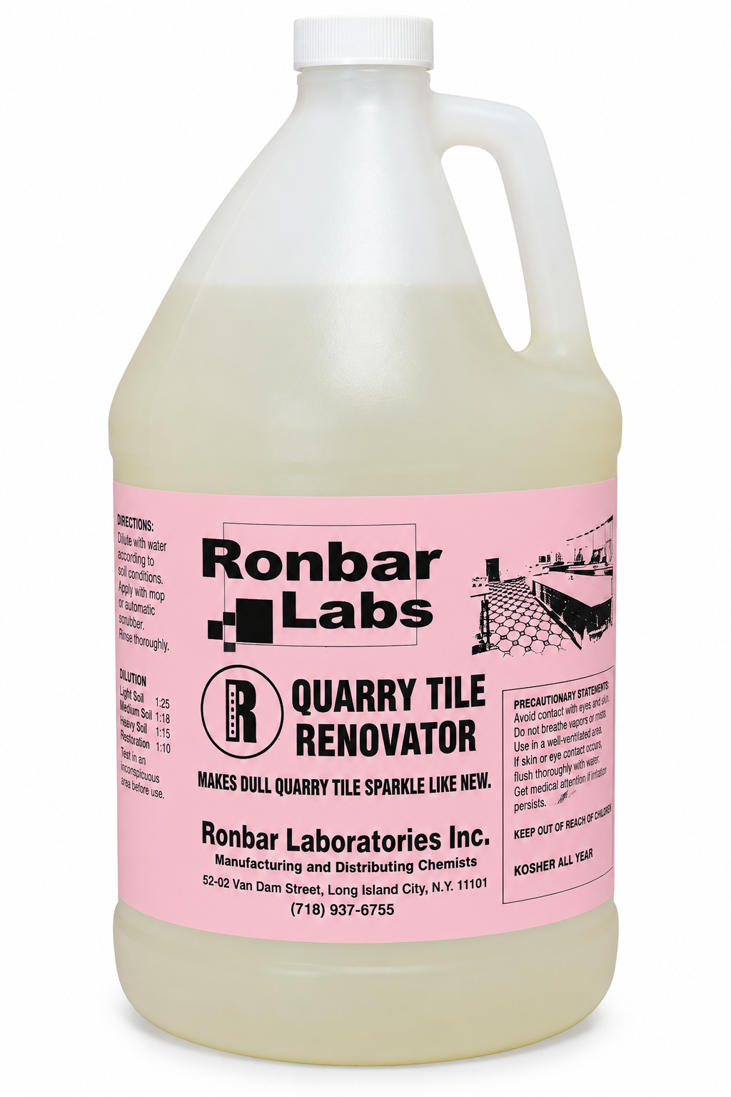 Quarry Tile Renovator by Ronbar Laboratories