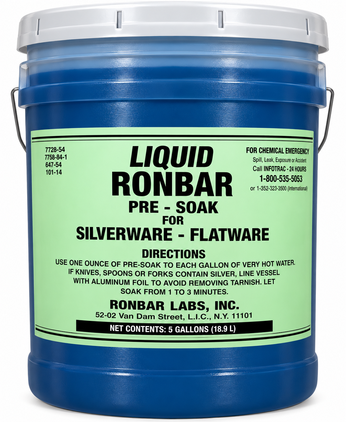 Liquid Ronbar Pre-Soak for Silverware and Flatware by Ronbar Labs
