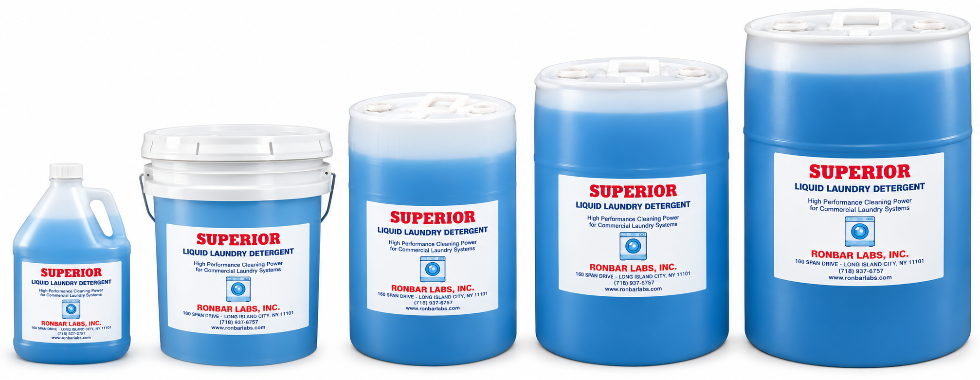 Superior Liquid Laundry Detergent by Ronbar Labs